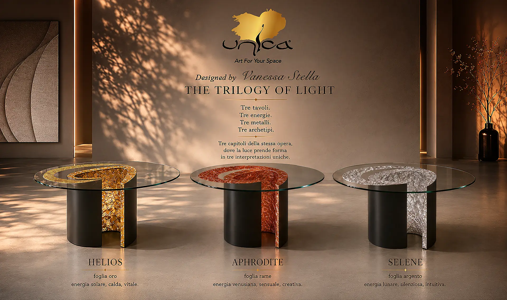 Precious Metal Leaf: Light, Matter and Energy